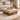 velvet or fabric ottoman