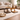 modern wooden floor seating