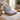 low wooden accent chair