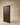 Dark walnut wooden door with diagonal chevron panel design, handcrafted in India – modern geometric front door
