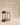 Wooden temple mandir with classical pillared canopy, stepped platform and storage drawer base, walnut finish — handcrafted wooden pooja mandir made in India.