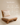 Teak wood low-seat lounge chair with cream cushions and pillow, handcrafted in India – premium solid wood furniture