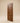 Premium solid wood main door front view featuring asymmetrical vertical stile and six recessed rectangular panel design in rich walnut finish, contemporary wooden entrance door for luxury homes and villas