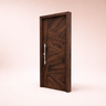 modern patterned entry door
