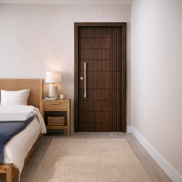 contemporary wooden door