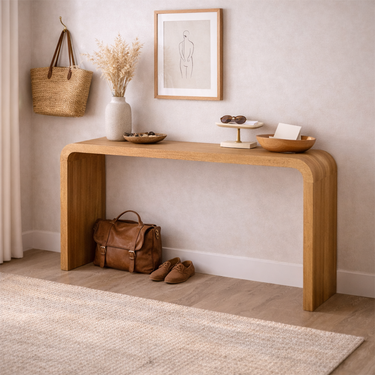 contemporary console table