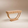 modern crescent console
