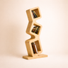 modern wooden bookshelf