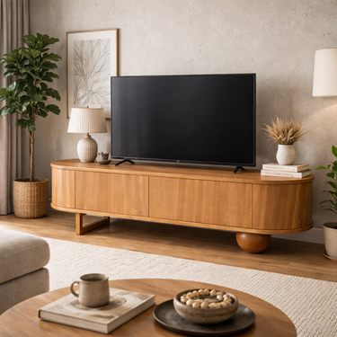 oval design console