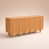 modern wooden console table