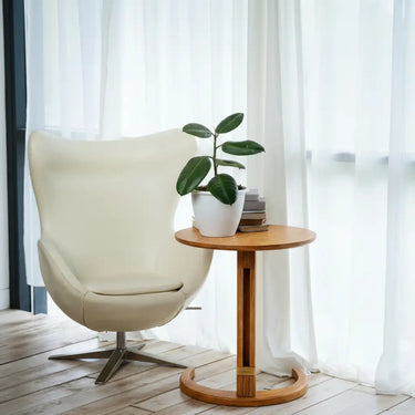 modern wooden side table