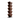 wooden vertical bookshel