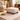 velvet or fabric ottoman