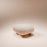 plush ottoman seat