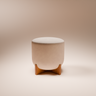 velvet ottoman seat