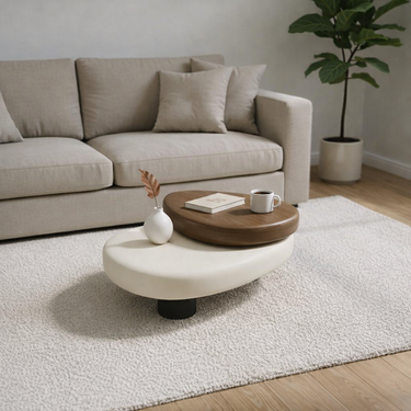 contemporary wooden center table