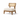 modern wooden accent chair