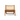 contemporary wooden armchair