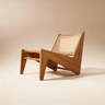 modern wooden lounge chair