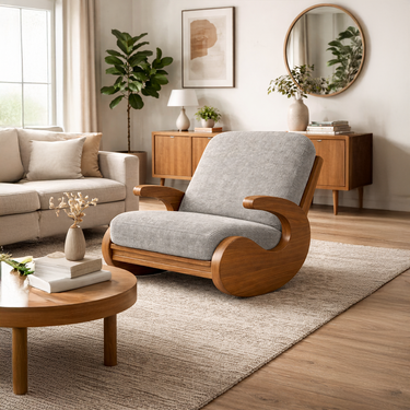 wooden armchair design