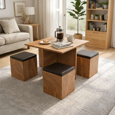 compact dining table set