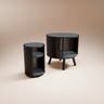 beige side table set