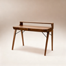 modern walnut work desk