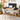 modern writing desk black wood