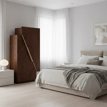 durable wooden wardrobe