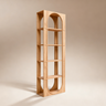 arched bookcase shelf