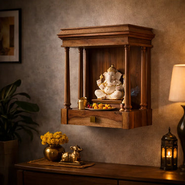 modern wooden temple
