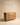 Wooden sideboard cabinet with cane-front doors, three drawers and brass knobs, natural light wood finish — handcrafted wooden buffet unit made in India.