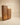 Tall wooden cabinet set with cane-front doors and bottom drawers, walnut finish with brass knobs — handcrafted wooden storage cupboard made in India.